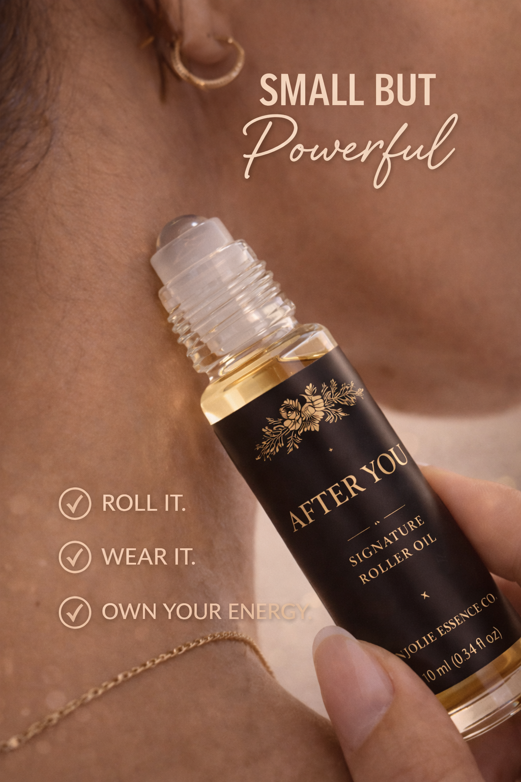After You Signature Body Oil Roller by Anjolie Essence Co Lasting Warm Sensual Scent Close To The Skin by Anjolie's Essence Co.