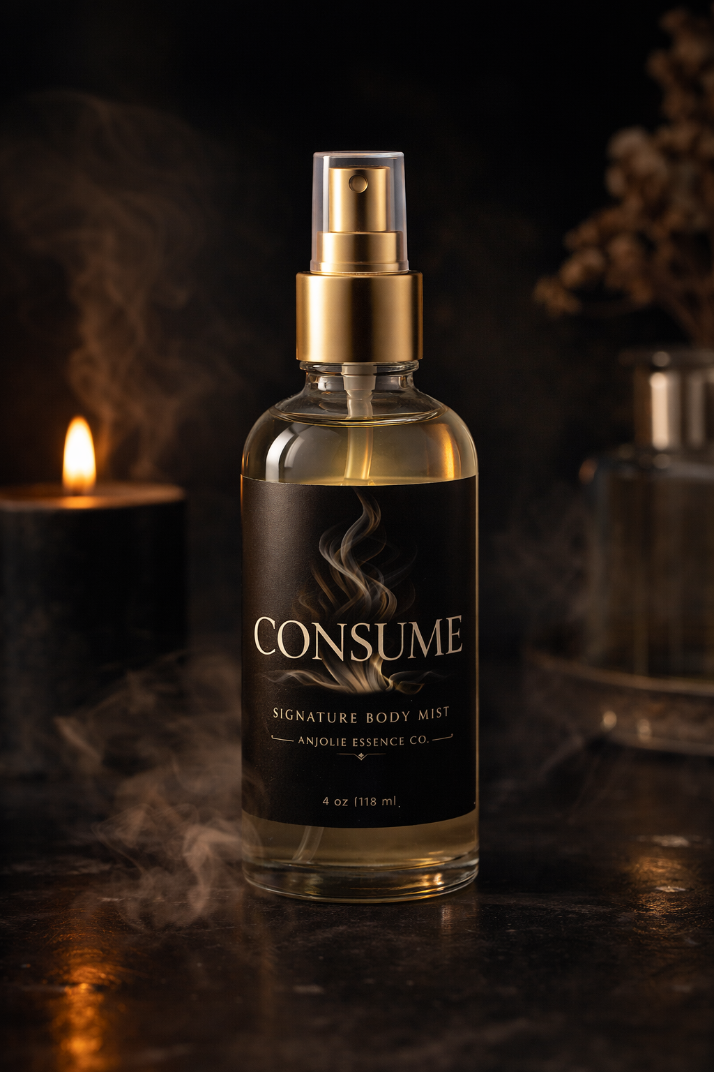 Consume Signature Body Mist For Warm Intimate Scent That Lingers On Skin All Day by Anjolie's Essence Co.