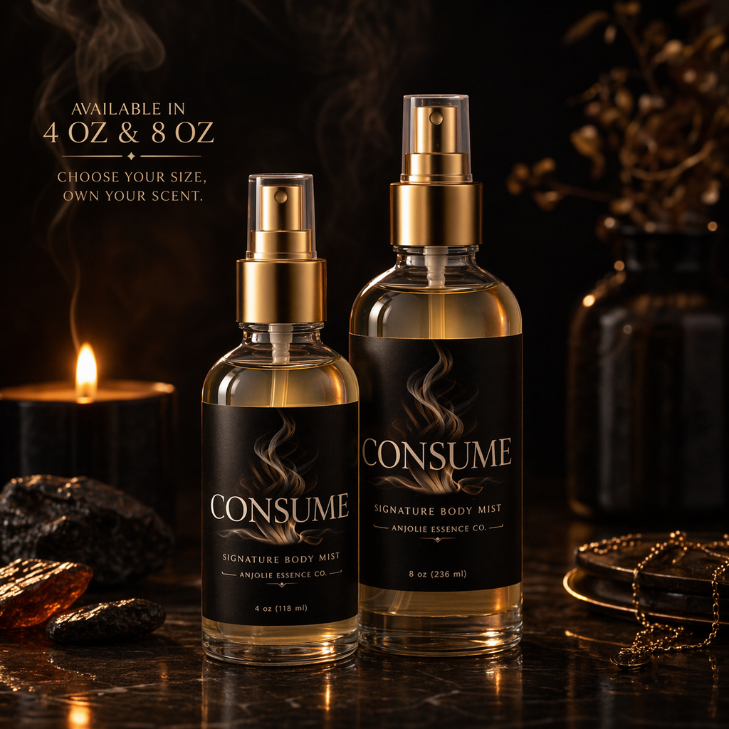 Consume Signature Body Mist For Warm Intimate Scent That Lingers On Skin All Day by Anjolie's Essence Co.