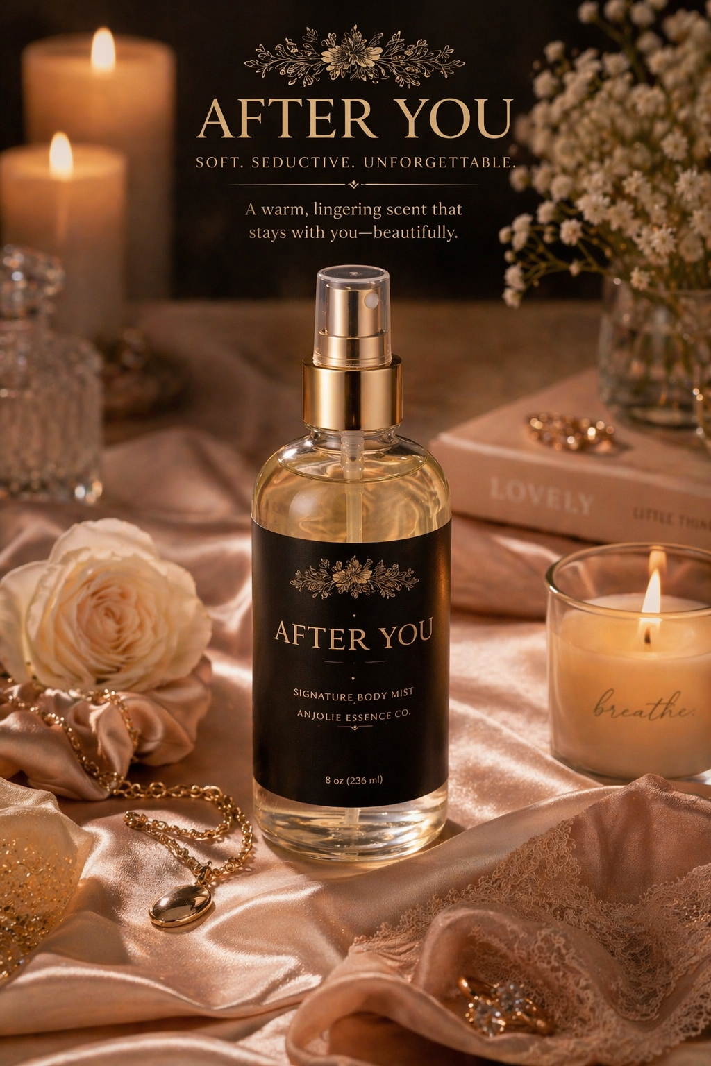 After You Signature Body Mist Soft Intimate Fragrance For Your Skin Perfect Everyday Wear by Anjolie's Essence Co.