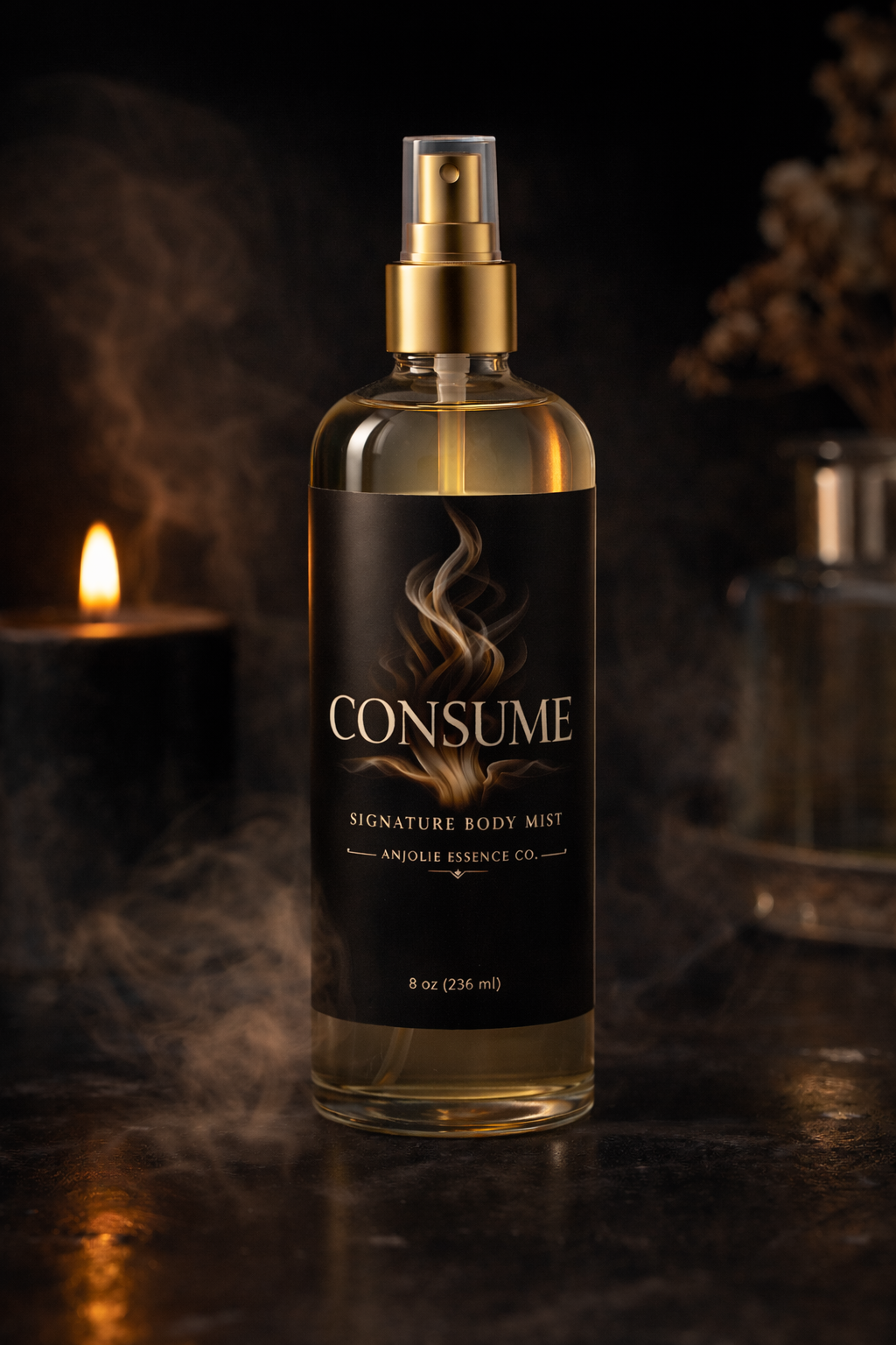 Consume Signature Body Mist For Warm Intimate Scent That Lingers On Skin All Day by Anjolie's Essence Co.