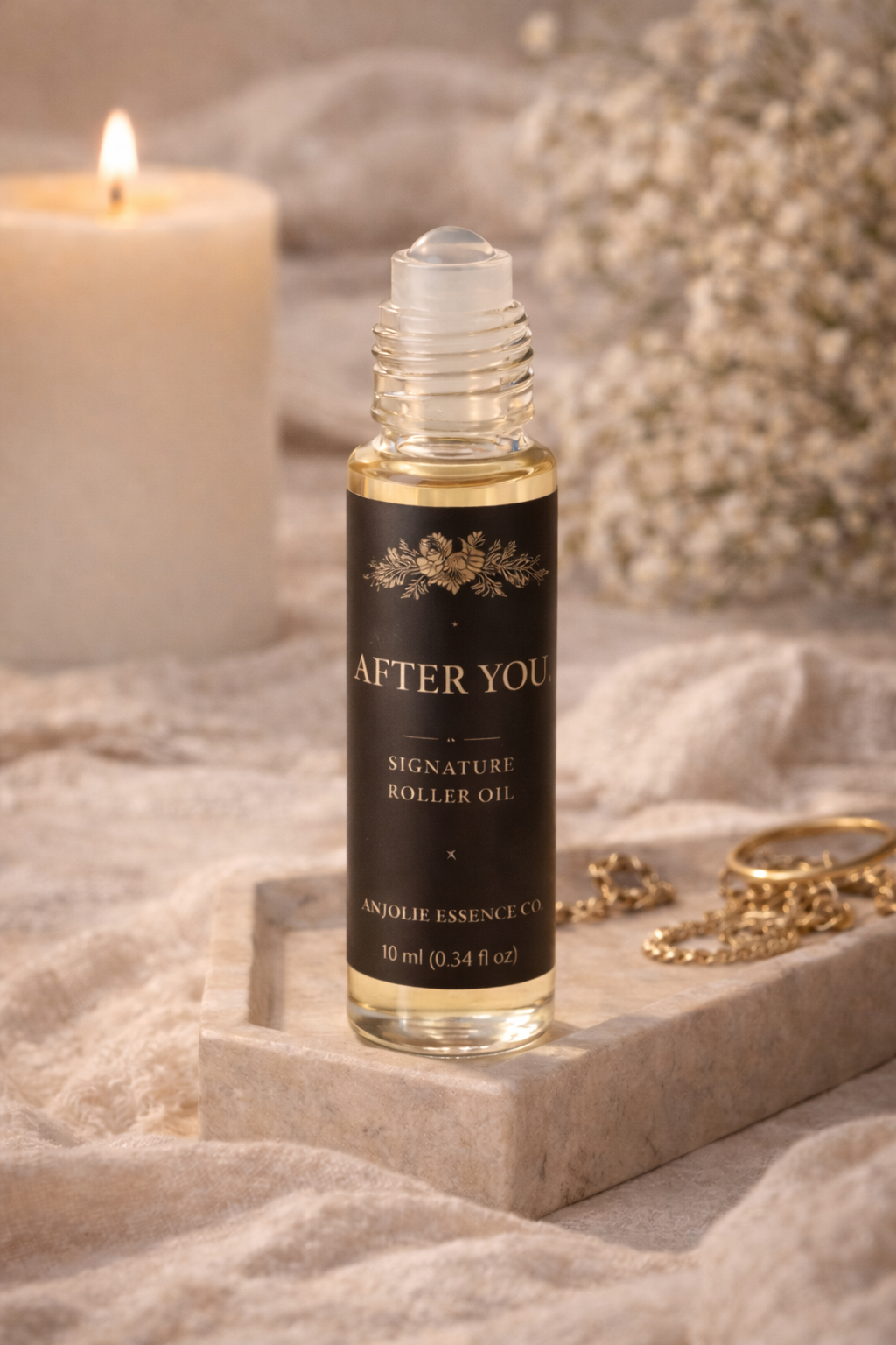 After You Signature Body Oil Roller by Anjolie Essence Co Lasting Warm Sensual Scent Close To The Skin by Anjolie's Essence Co.