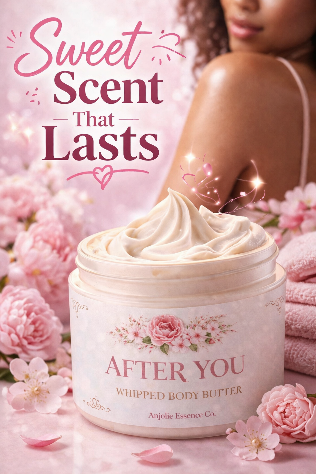 After You Whipped Body Butter For Women Luxuriously Hydrating Silky Soft Skin Everyday Nourishment by Anjolie's Essence Co.