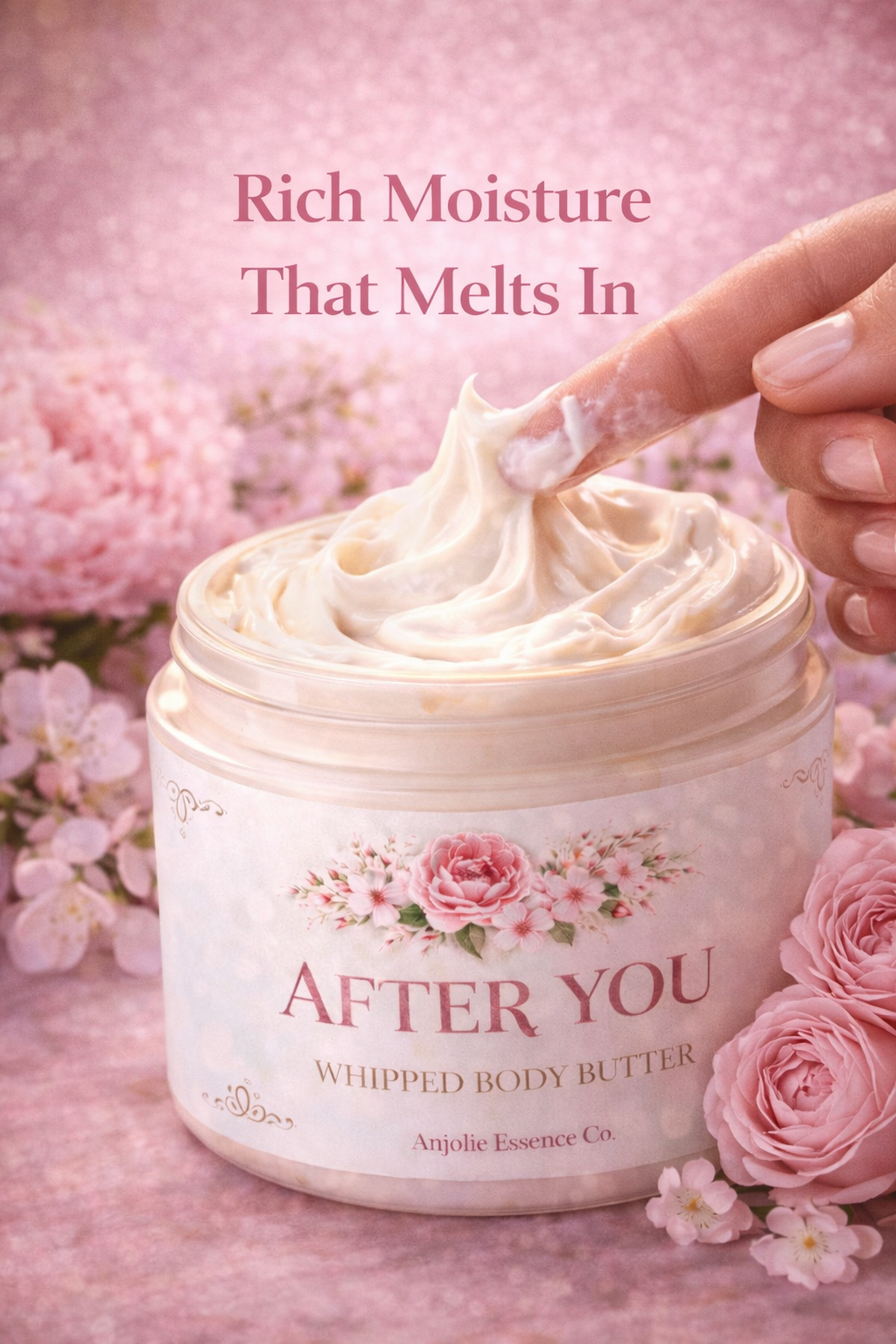After You Whipped Body Butter For Women Luxuriously Hydrating Silky Soft Skin Everyday Nourishment by Anjolie's Essence Co.