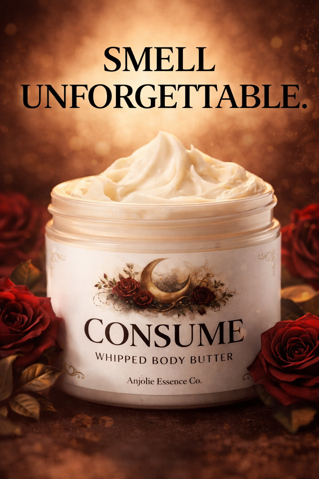 Consume Whipped Body Butter Luxurious Deeply Moisturizing For Dry Skin Silky Smooth Everyday Hydration by Anjolie's Essence Co.