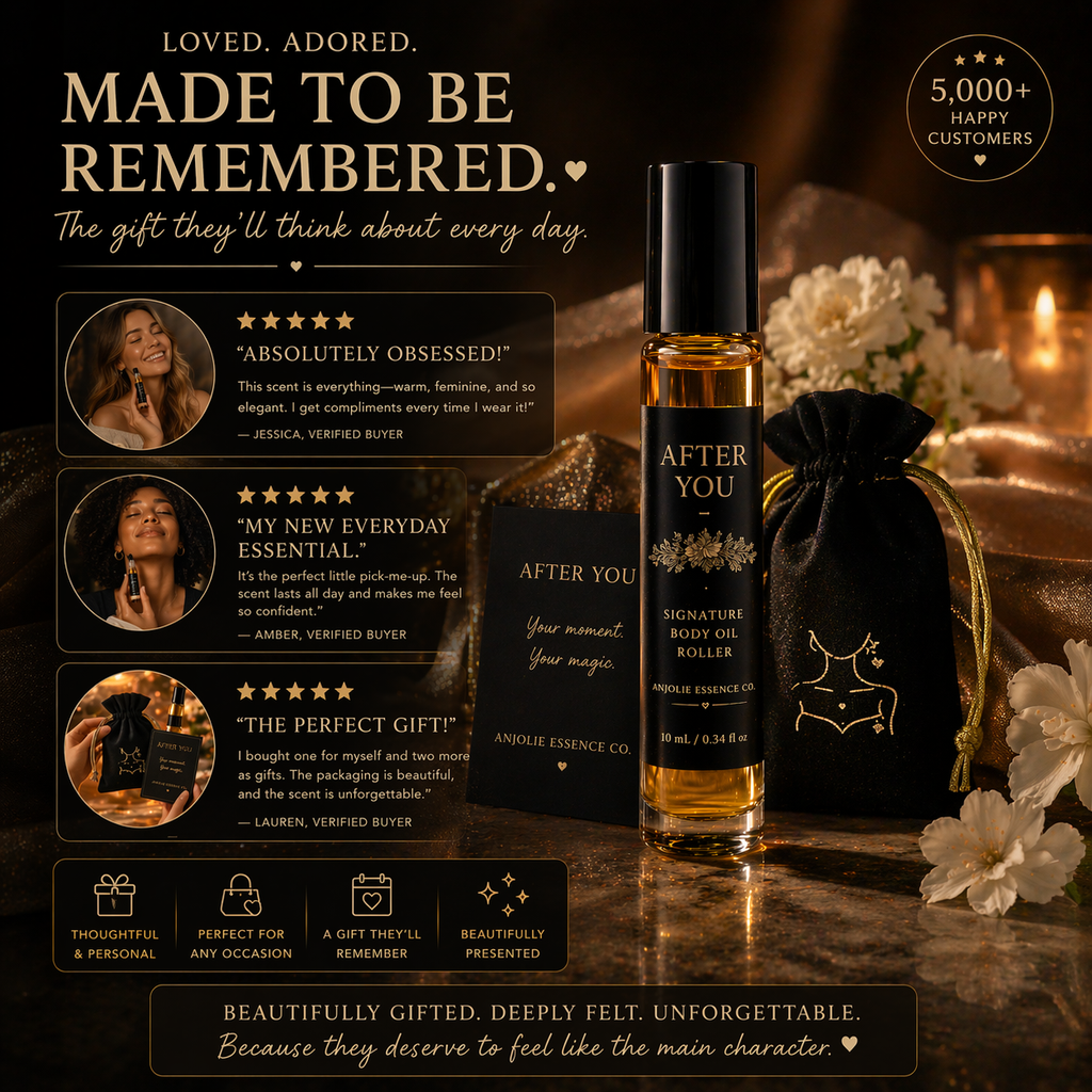 After You Signature Body Oil Roller by Anjolie Essence Co Lasting Warm Sensual Scent Close To The Skin by Anjolie's Essence Co.
