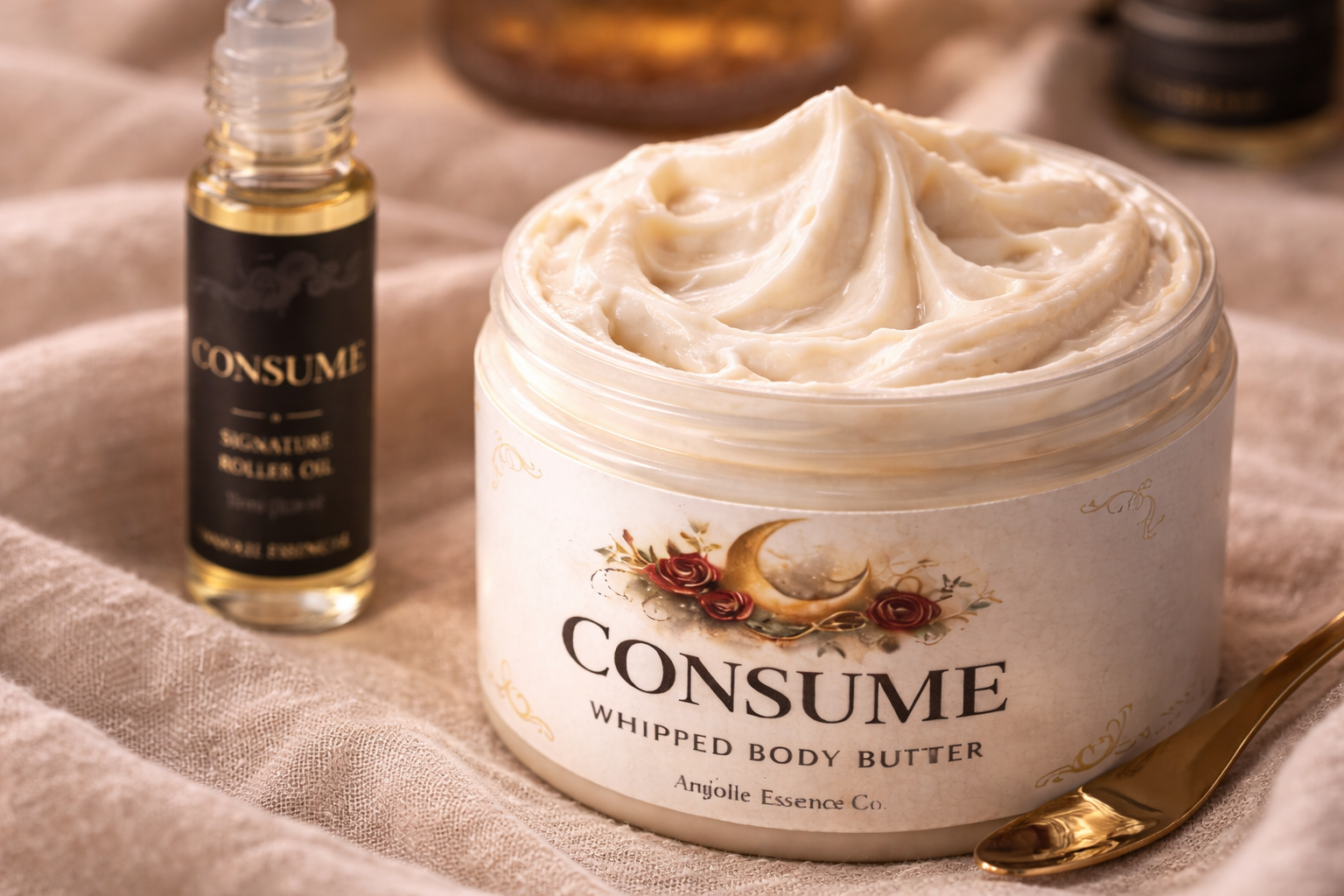 Consume Signature Bundle Oil Roller Body Mist Body Butter For Women Luxury Scent Layering by Anjolie's Essence Co.