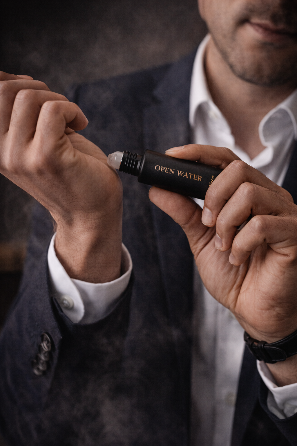 Open Water Signature Oil Roller For Men Fresh Clean Masculine Fragrance Daytime Confidence by Anjolie's Essence Co.